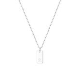 CASSIECA Initial Z Necklace for Women Girls Letter A-Z Necklace Name Necklaces 925 Sterling Silver Plated Monogram Name Jewellery Birthday for Mom Teenage Girls (with Gift Box)