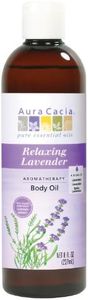 Aura Cacia Body Oil, Relaxing Lavender, 8 Fluid Ounce (Pack of 2)