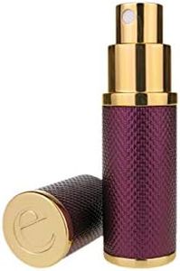 The Essential Atomizer Co. Purple Patina 10ml perfume atomizer with Gift Box. Refillable fragrance atomiser for handbag & travel. Includes funnel