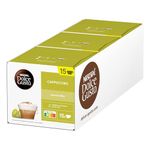 Nescafe Dolce Gusto Cappuccino Coffee Pods (Pack of 3, Total 90 Capsules)
