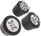 BlueStars 3 Sizes 1-Inch, 1.25-Inch, 1.5-Inch Heavy Duty Swimming Pool Winter Expansion Rubber Plugs - Winterlizing Pool Plugs, Versatile Plugs In-ground & Above-Ground Pool - Pack of 3 Pool Plugs