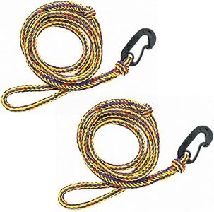 Kwik Tek PWCD-2 PWC Dock Lines with Snap Hooks 2 Pack