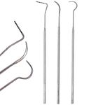 YNR 15" Equine Horse Dentistry Horse Dental Mouth Probe Scaler Explorer Pick Veterinary Scaler Kit (Set of 3)