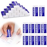 30 Pcs Eraser, Plastic Rubber Erasers, White Eraser, 2B Eraser for School Home Office Sketches Paintings Fine Arts