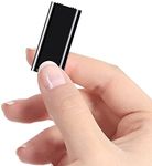 Asleesha Mini Small Spy Voice Audio Recorder Super Long Storage Capacity 8GB up to 14 Hours Recording | Date & Time Stamp | Easy to Use | Crystal Clear Digital Recording Mp3 Player (8GB) 1 Pc