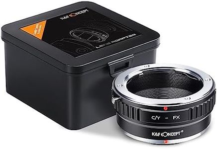 K&F Concept Lens Mount Adapter Compatible with Contax/Yashica (Also Know as c/y) Lens to Fujifilm X-Pro1 Mirrorless Camera