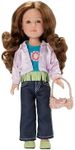 Madame Alexander 14-Inch Alexander Girlz Doll, Emmi, Light Skin Tone with Brown Eyes/Brunette Hair