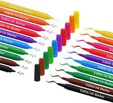 Fanika Edible Markers Food Coloring Pens 10 Colors, Double-sided Fine Tip Food Grade Pens and Edible Marker for Cookies Decorating Fondant, Cakes, Frosting, Easter Eggs