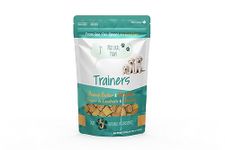 Just Natural Paws Peanut Butter & Pumpkin Dog Treats - Human Grade Superfood Training Treats, No Preservatives/Additives, Vegetarian