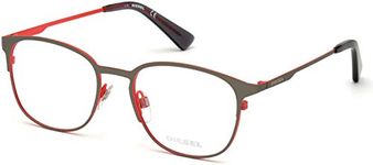 Diesel Grey Round Full rim Frames for Men and Women - DL5348 52 009