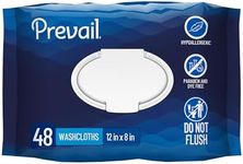 Prevail Adult Washcloths Soft Pack, 48 Count Pack