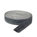 Foam & Upholstery Warehouse Black & White Herringbone Webbing, Upholstery Webbing 2" Wide X 5 Mtr Roll