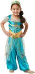 Rubie's Girl's Aladdin: Jasmine Live Action Costume, Blue, 3-5 Years