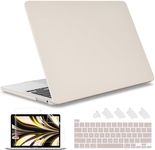 May Chen Compatible with MacBook Pro 13 inch Case 2020 2021 2022 Release Model A2338 M1 A2251 A2289, Plastic Hard Shell Case with Keyboard Cover for MacBook Pro 13 Touch Bar Fits Touch ID, Rock ash