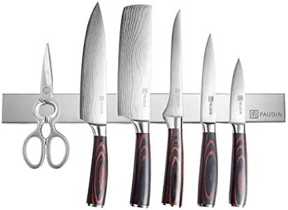 PAUDIN Knife Magnetic Strip, 18 Inch Stainless Steel Knife Holder