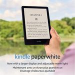 Kindle Paperwhite (16 GB) – Now with a 6.8" display and adjustable warm light + 3 Months Free Kindle Unlimited (with auto-renewal)