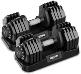 Keppi Adjustable Dumbbells Set-60lb