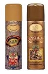 LOMANI PARIS Remy Latour Cigar and El Paso Deodorant Spray for Unisex, 200ml (Pack of 2)