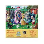 Quilter's Clothesline 1000 Pc Jigsaw Puzzle by SunsOut