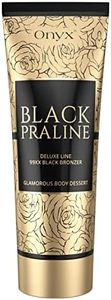 Onyx Black Praline Double Loción bronceadora - Bronceador negro avanzado y loción autobronceadora sin sol - Línea Deluxe - Loción bronceadora corporal antinaranja y antienvejecimiento