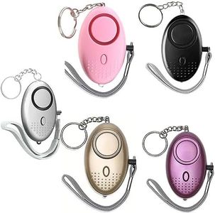 Personal Alarms For Women, Police Approved 140DB LOUD Security Alarms Keychain with LED Light, Self Defence Panic Rape Attack Safety Sound Kit for Women, Girl Elderly, Student, Night Walker (Pink)