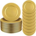 Jinei Charger Plates, 100Pcs Gold P