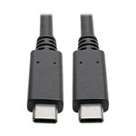 Tripp Lite USB 3.1 Gen 2 Cable 10 Gbps USB-C Type-C, 5A, 20V, Thunderbolt 3, (M/M), 0.91 m (U420-003-G2-5A)