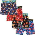 Bioworld Kirby Characters & Power Ups 4-Pack Boy’s Boxer Briefs-4 Multicolored