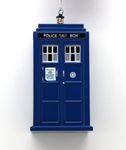 Kurt Adler 4.5-inch Doctor Who TARDIS Christmas Tree Blow Mold Plastic Ornament Decoration