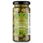 by Amazon Pitted Green Olives in Brine, 340g