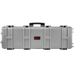 NUPROL Large Rifle Wheeled Hard Case (Wave Foam); Grey