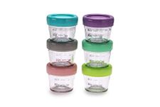 Glass Food Container ((4oz) - 6 pieces)