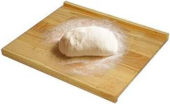 BEELUCK 61x51cm Large Wooden Chopping Board-Cutting Board and kneading Board-Bread 2 in 1- kneading Bread Dough Board Wooden Pastry Board with Measurements（61x51cm）