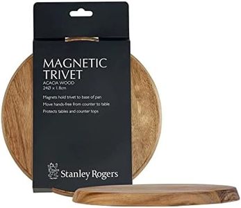 Stanley Rogers New Magnetic Trivet Acacia, 24 cm Size