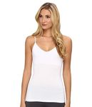 Cosabella Women's Talco Long V Neck Camisole, White, X-Large