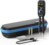 FNIRSI LCR-ST1 10KHz LCR Meter Tweezer, Mini Smart SMD Tester, ESR Meter, Multimeter, Capacitance Inductance Continuity Diode Tester, Auto Component Recognition Electronic Component Analyze