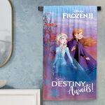 Sassoon Disney Frozen II Cotton Kids Bath Towel in 400 GSM- 60 cm x 120 cm