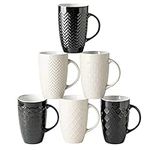 AmorArc Large Coffee Mugs Set of 6,