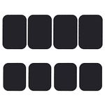 Mount Metal Plate, Best Tek Phone Magnet Sticker, Metal Plate for Magnetic Mount 8 Pack