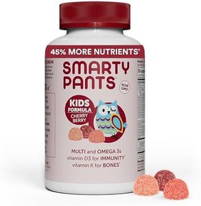 SmartyPants Kids Formula Cherry Berry Daily Gummy Vitamins: Gluten Free, Multivitamin & Omega 3 Fish Oil (DHA/EPA), Methyl B12, Vitamin D3, Vitamin B6, 120 Count (30 Day Supply) - Packaging May Vary