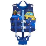 Zeraty Toddler Swim Vest Neoprene Kids Float Jacket Swim Aid 20-30-40-50-60-70-80lbs with Dual Adjustable Safety Straps