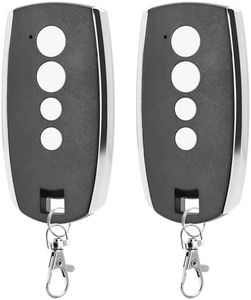 Abridor de puerta de garaje Hansender 433,92 MHz, 2 unidades, mando a distancia duplicado, compatible con mando a distancia King Gates Stylo 4 K, 4 canales