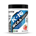 Mettle K16 BCAA with Coconut Water Extract | 2 Times More Hydration | Vegan | 7.5g BCAA | Intra Workout (250 g, Watermelon Wave)