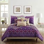 Vera Bradley Dream Tapestry Comforter Set, King, Purple