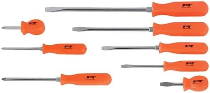 Performance Tool W904 8-piece Screwdriver Set - Orange
