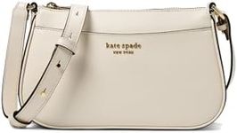 kate spade new york Bleecker Saffiano Leather Small Crossbody Bag, Parchment, Regular