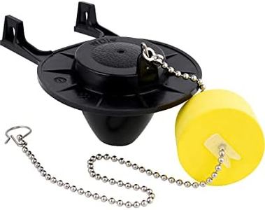 2 Inch Toilet Flapper Replacement for American Standard 7381129-200.0070A with Chain and Float Rubber Flapper for 2-Inch Flush Valves