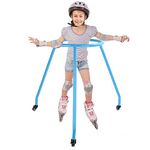 QIANJIEER Roller Skating Walker, Roller Skate Trainer, Suitable for Skating Beginners, Roller Skating Protection Equipment, Roller Skating Learning (Blue, Small)