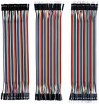 The Jumper Wire for 120-pin Circuit Board is 20 cm in Length, Including 40 pins Male-emale and Two Male and Two Female.