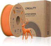 Official 3D Printer Filament Hyper PLA Filament, Creality High-Speed Printing, Durable and Resistant, Smooth, Overhang Permance Diional Accuracy +/-0.03mm, 2.2lbs/Spool, Orange